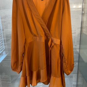 #boho #hippie #cocktaildress #burntorange #lulus #large